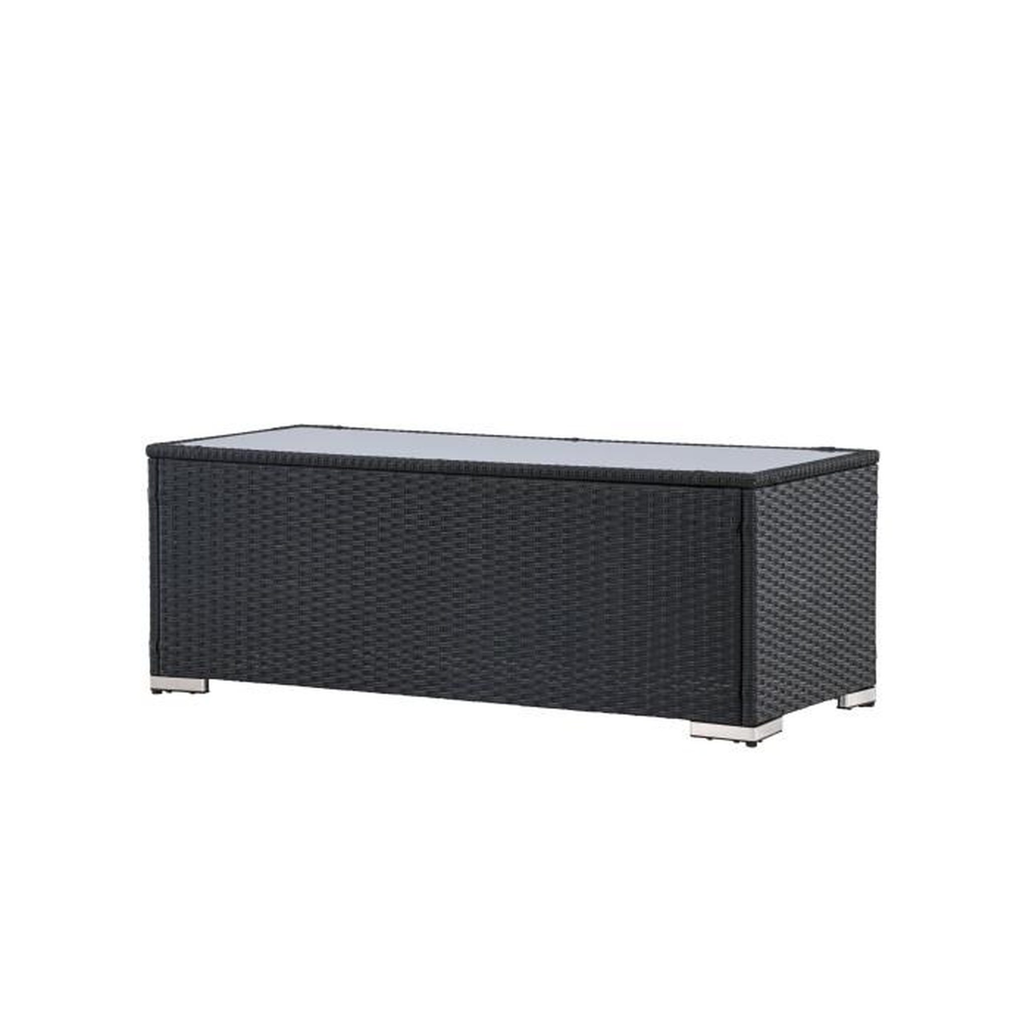 Voir la diapositive 5 : Paris Prix Table Basse de Jardin  London  120cm Noir