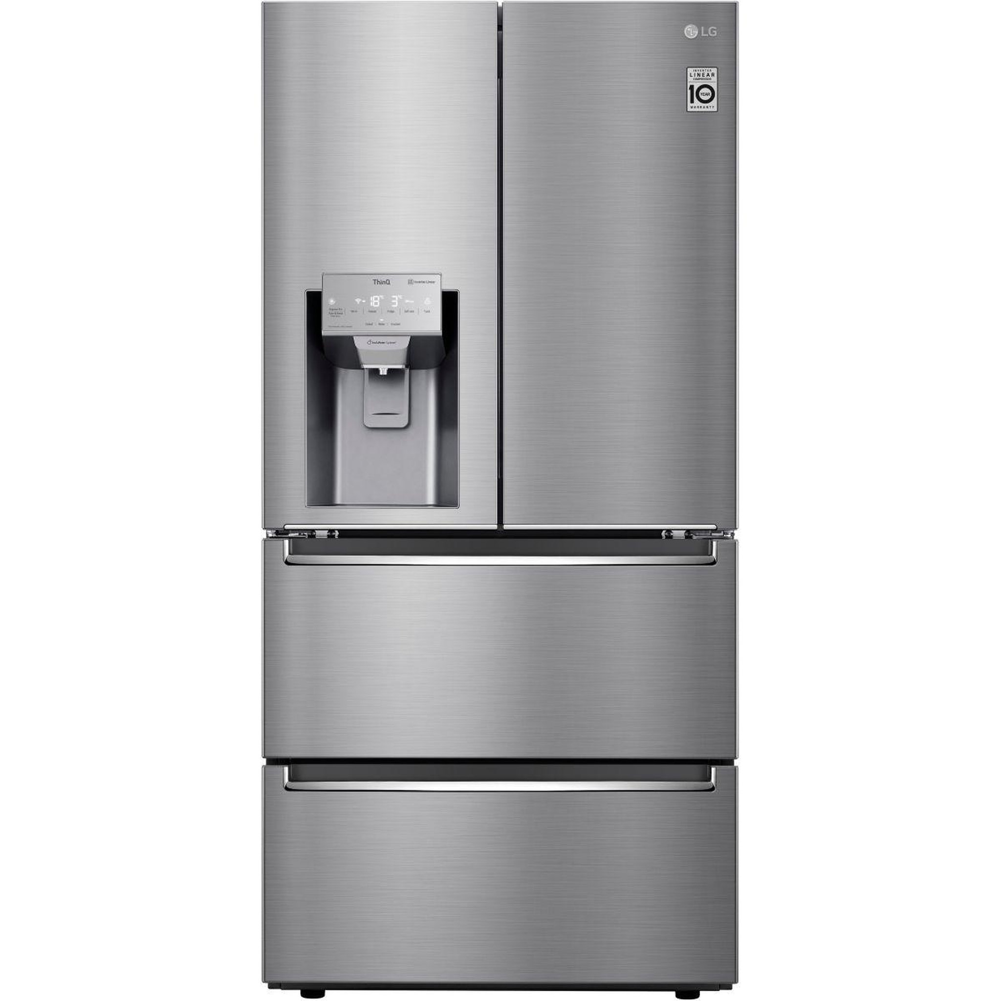 Voir la diapositive 1 : LG Réfrigérateur multi portes GML643PZ6F