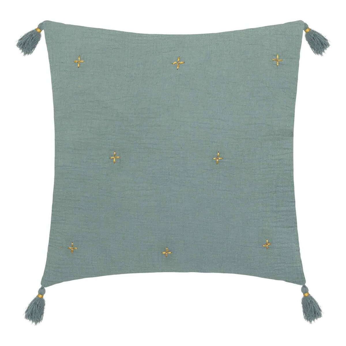 ATMOSPHERA Coussin de chaise brodé rectangulaire Starke