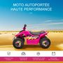 Voir la diapositive 4 : HOMCOM Quad électrique enfant - voiture électrique enfant - marche AV, AR - 6 V, V. max. 4,6 Km/h - rose