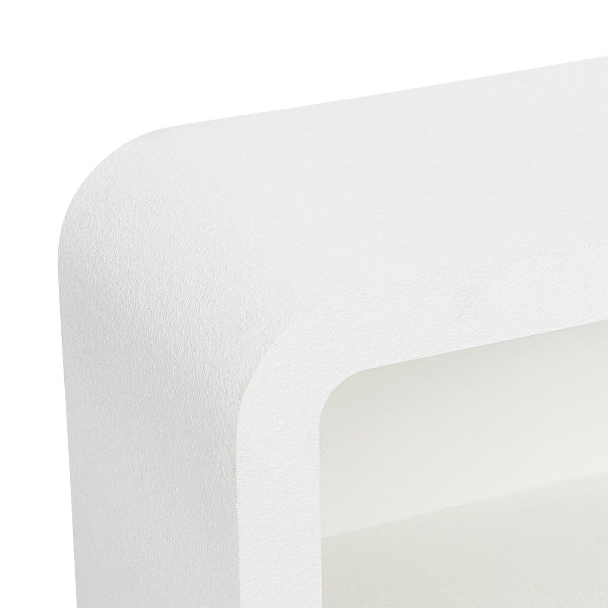 Voir la diapositive 2 : ATMOSPHERA Étagère 4 niches design  soleya  85cm blanc