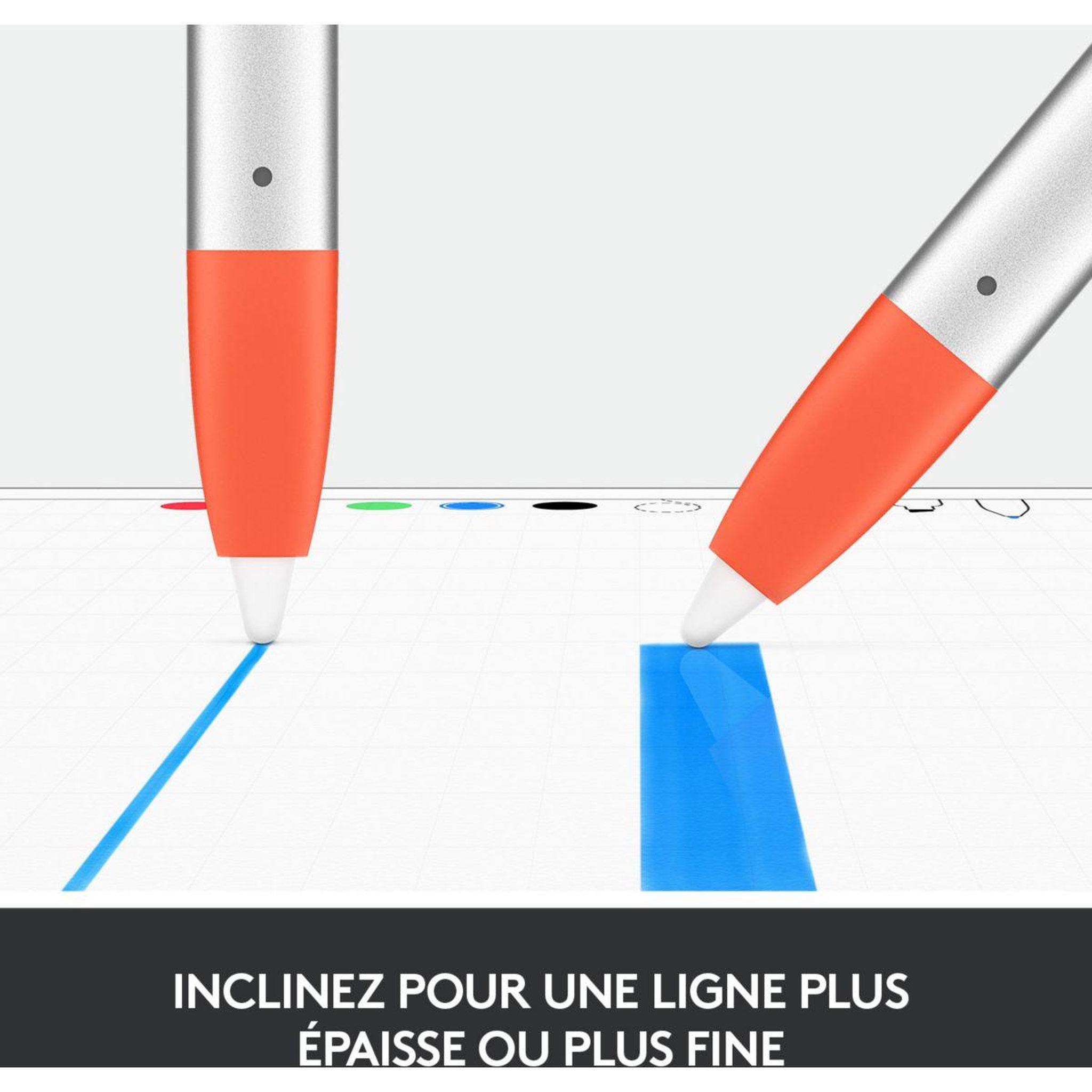 Voir la diapositive 5 : Logitech Stylet crayon intense sorbet