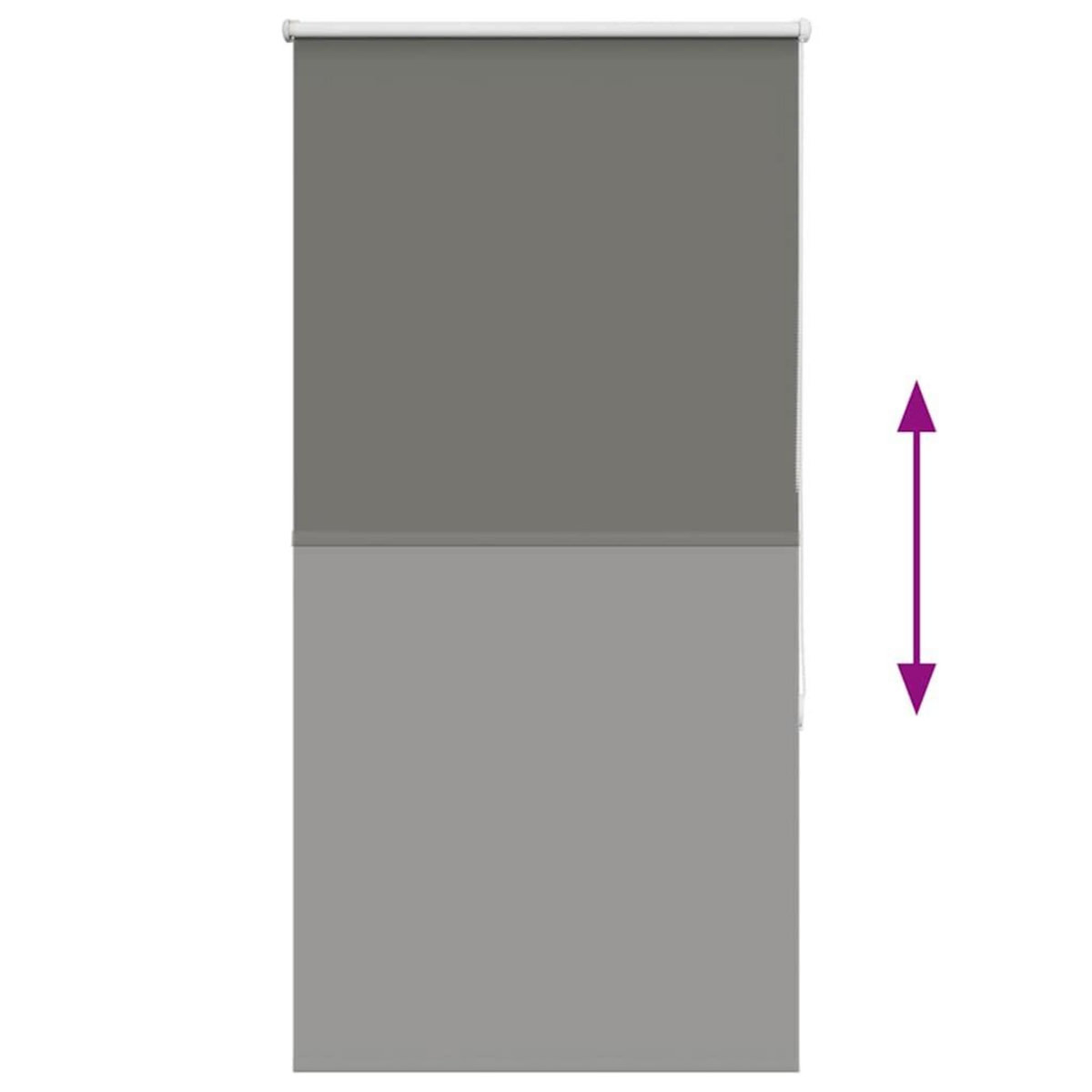 VIDAXL Store enrouleur occultant largeur du tissu 65,7 cm polyester