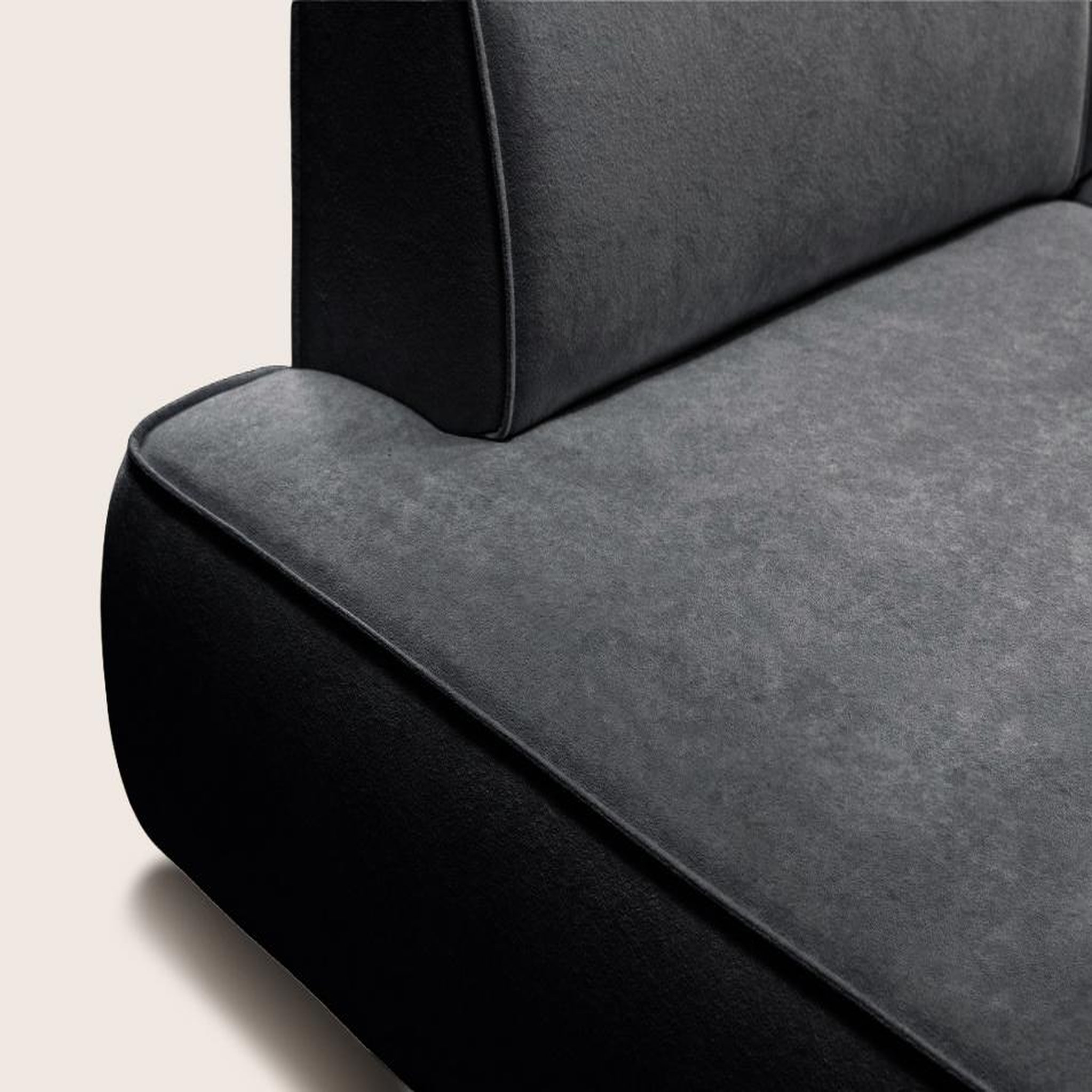 Voir la diapositive 6 : BEST MOBILIER Lisette - canapé d'angle gauche 4 places convertible avec coffre en velours
