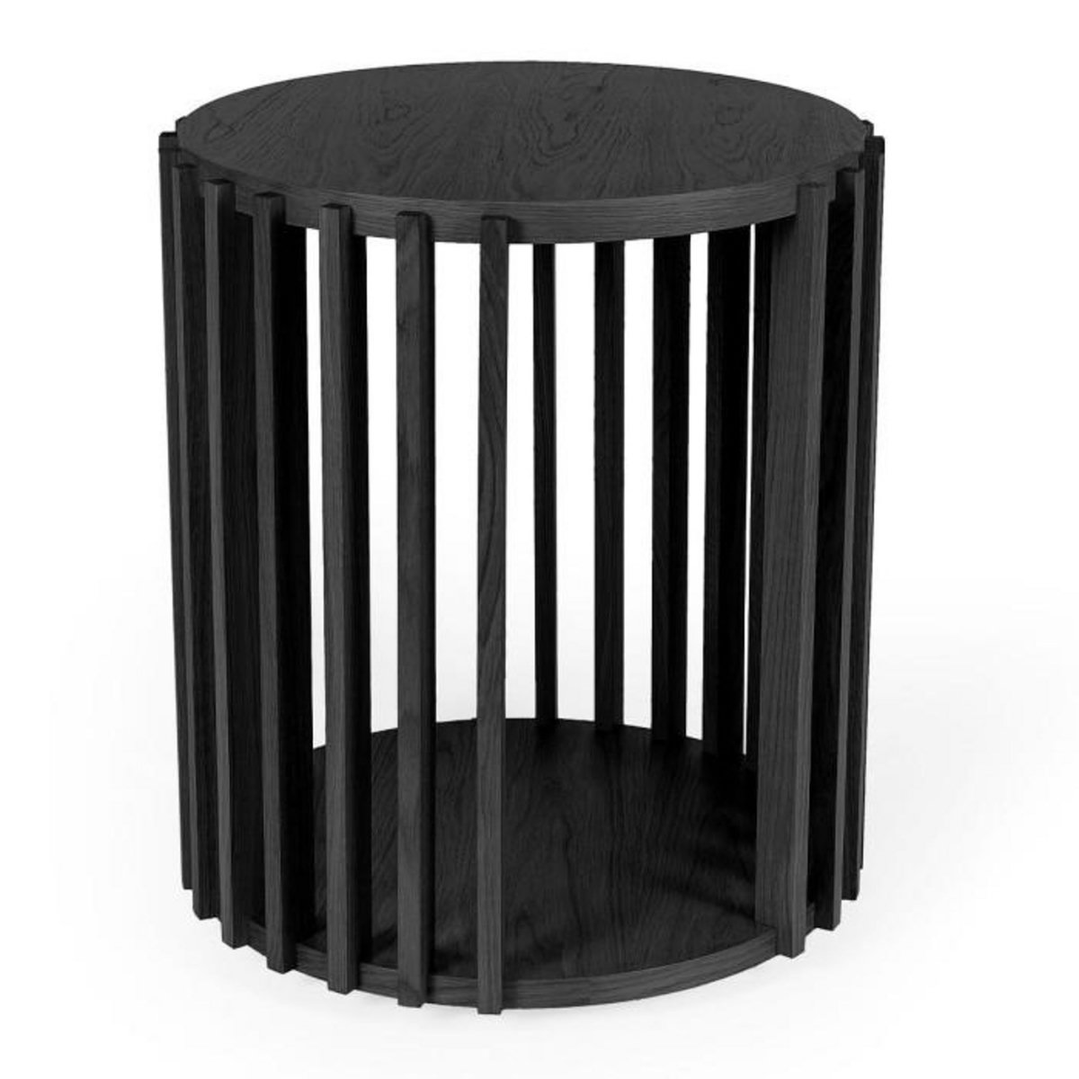Paris Prix Table d'Appoint Design  Drume  58cm Noir