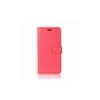 amahousse Housse Asus Zenfone 4 Selfie Pro ZD552KL folio rouge languette aimantée