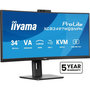 Voir la diapositive 3 : Iiyama Ecran PC PROLITE XCB3497WQSNPH-B1 34'' VA