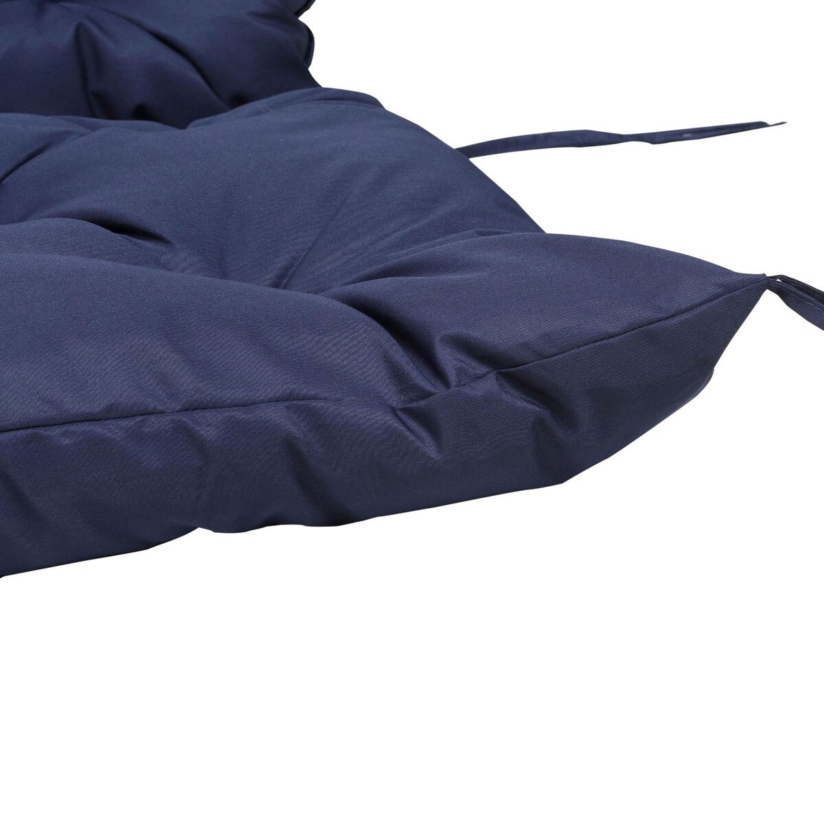 OUTSUNNY Coussin matelas assise dossier pour banc de jardin balancelle canapé 3 places grand confort 150 x 98 x 8 cm bleu