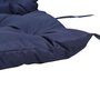 Voir la diapositive 5 : OUTSUNNY Coussin matelas assise dossier pour banc de jardin balancelle canapé 3 places grand confort 150 x 98 x 8 cm bleu
