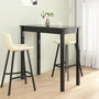 Voir la diapositive 1 : VIDAXL Table de bar MDF noir 115x55x107 cm