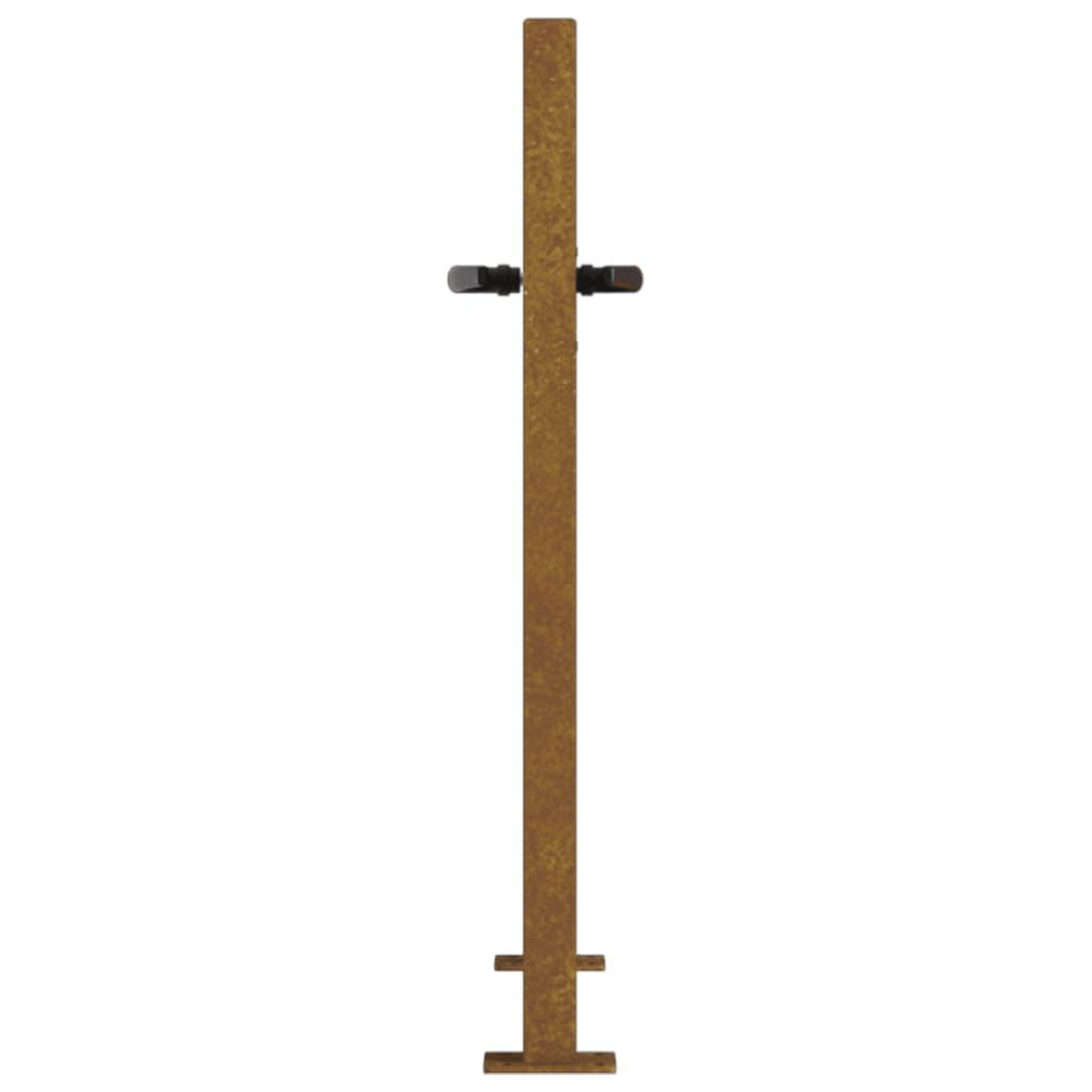 Voir la diapositive 5 : VIDAXL Portail de jardin 105x105 cm acier corten conception de l'arbre
