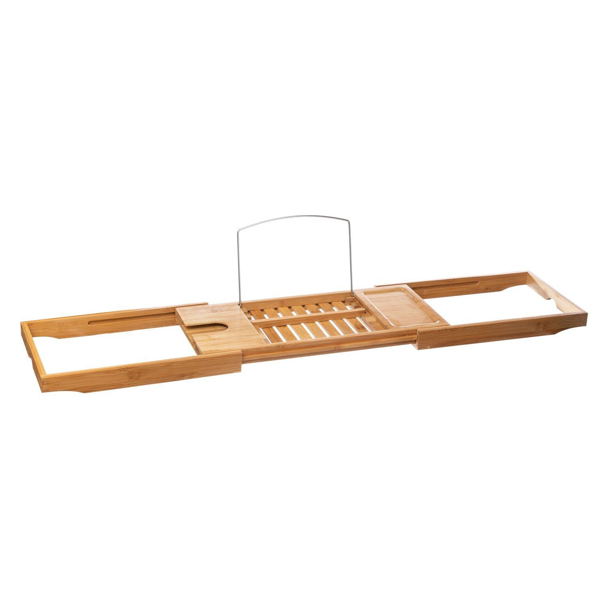 Voir la diapositive 2 : FIVE Pont de baignoire design bamboo - l. 70/105 cm - marron