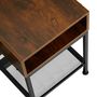 Voir la diapositive 2 : tectake Table de chevet Style industriel 405 x 405 x 525 cm