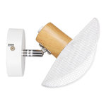 OSTARIA Applique spot orientable métal Hyde blanc