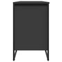 Voir la diapositive 5 : VIDAXL Armoire a chaussures noir 90x38x61,5 cm bois d'ingenierie