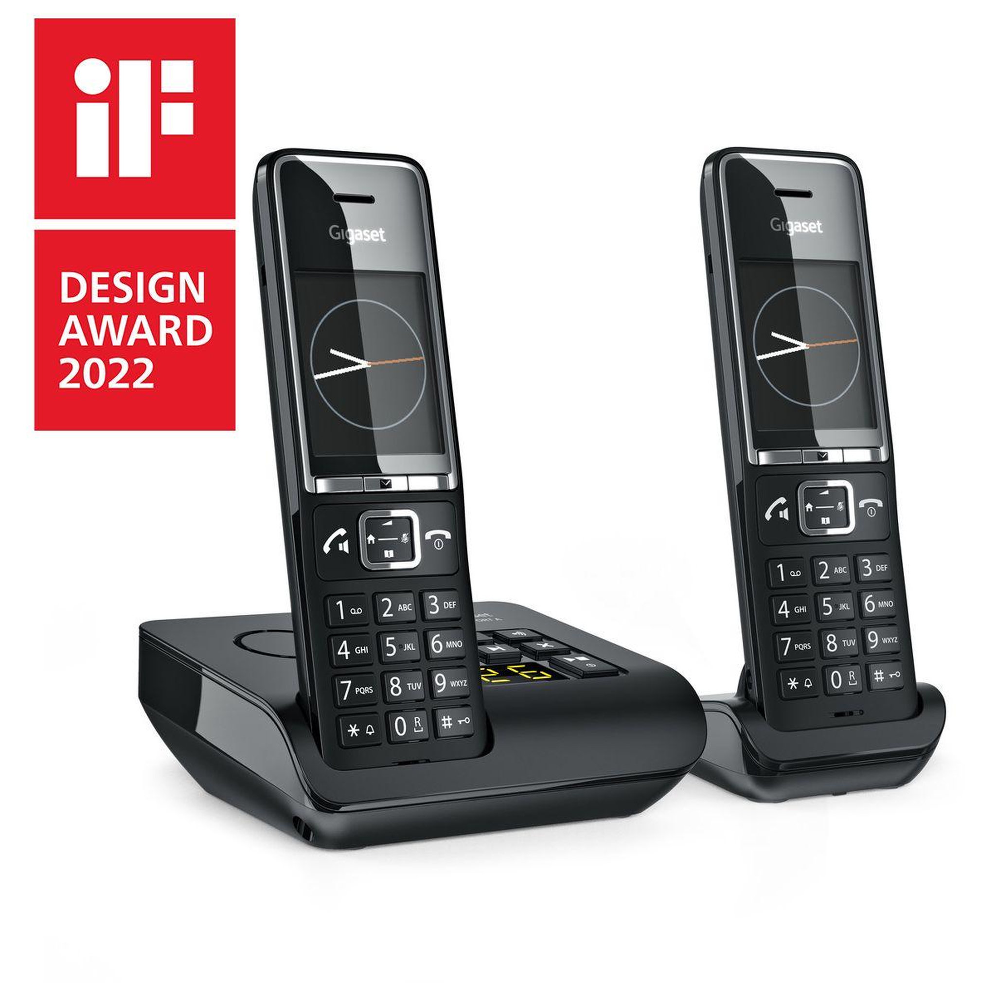 Voir la diapositive 2 : GIGASET Téléphone sans fil comfort 550a duo noir