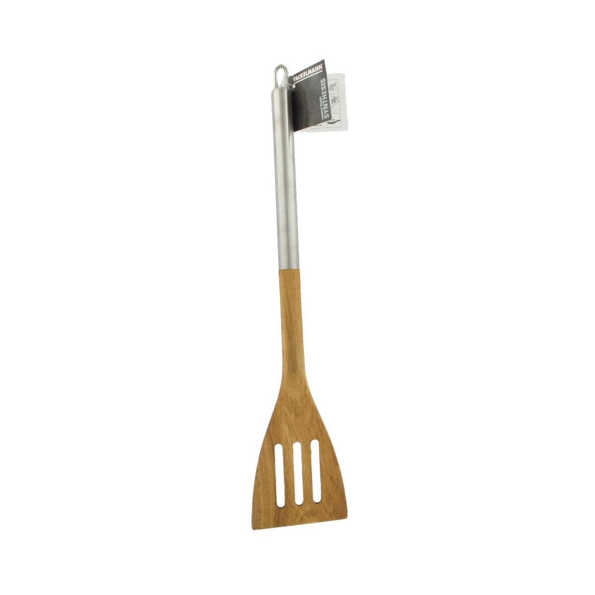 Fackelmann Spatule de cuisine ajourée en bois d'acacia 35 cm Fackelmann Synthesis
