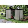 Voir la diapositive 3 : KETER Armoire de jardin en résine Brossium 1000L Gris
