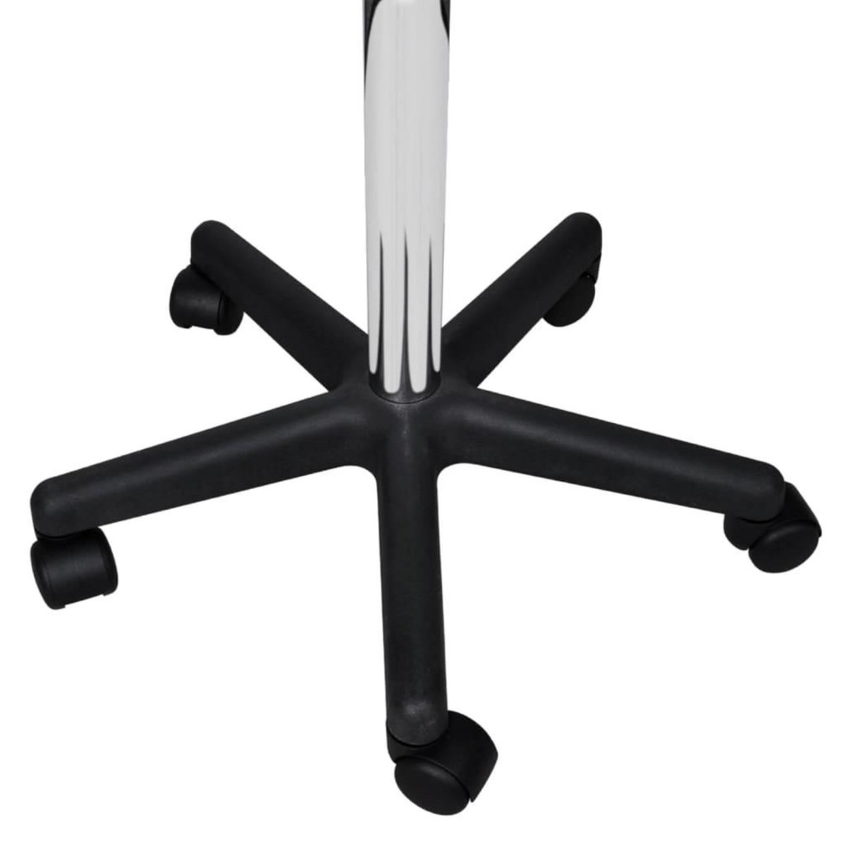 VIDAXL Tabourets de bureau lot de 2 Noir 35,5x84 cm Similicuir