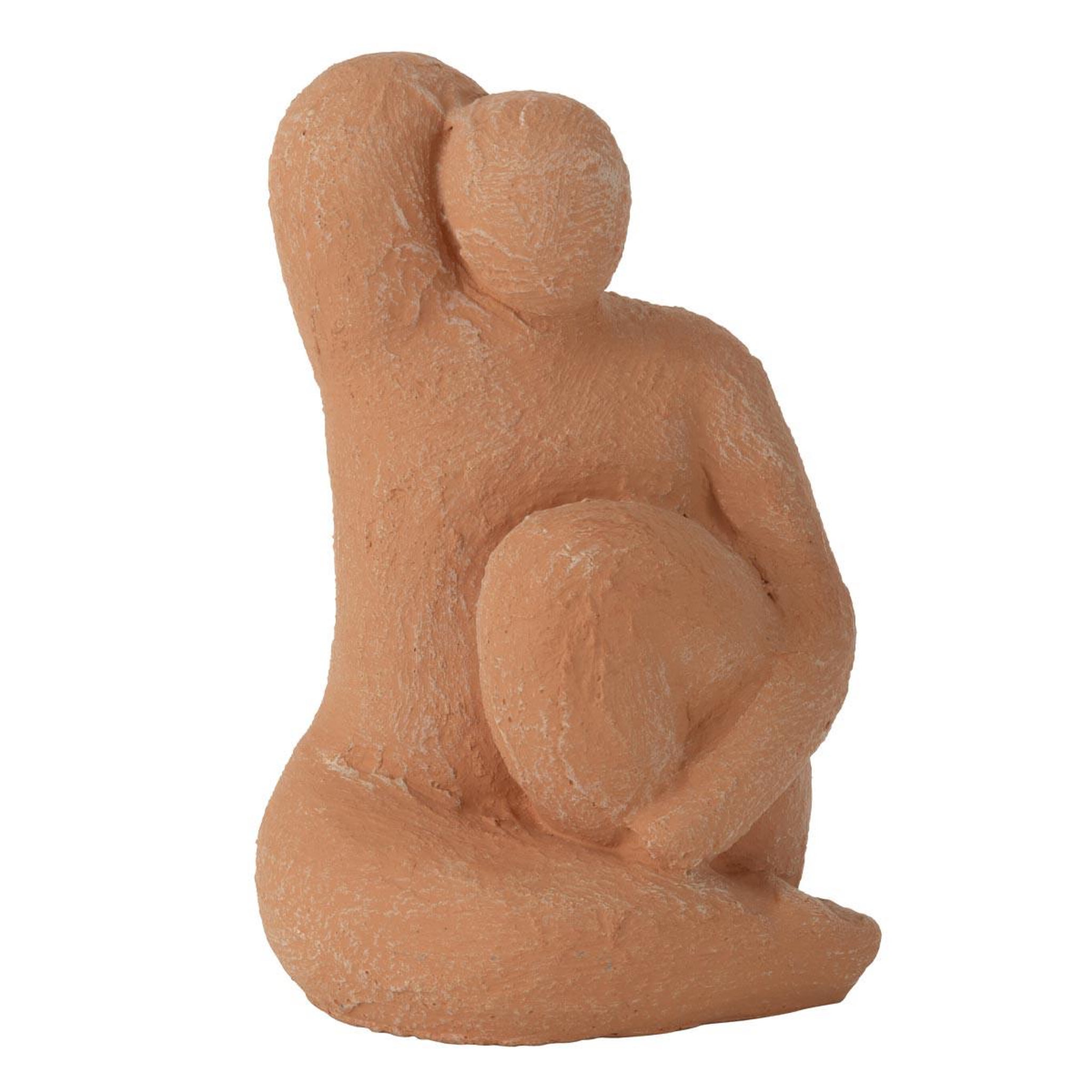 J-LINE Statuette déco en ciment  venus  26cm terracotta