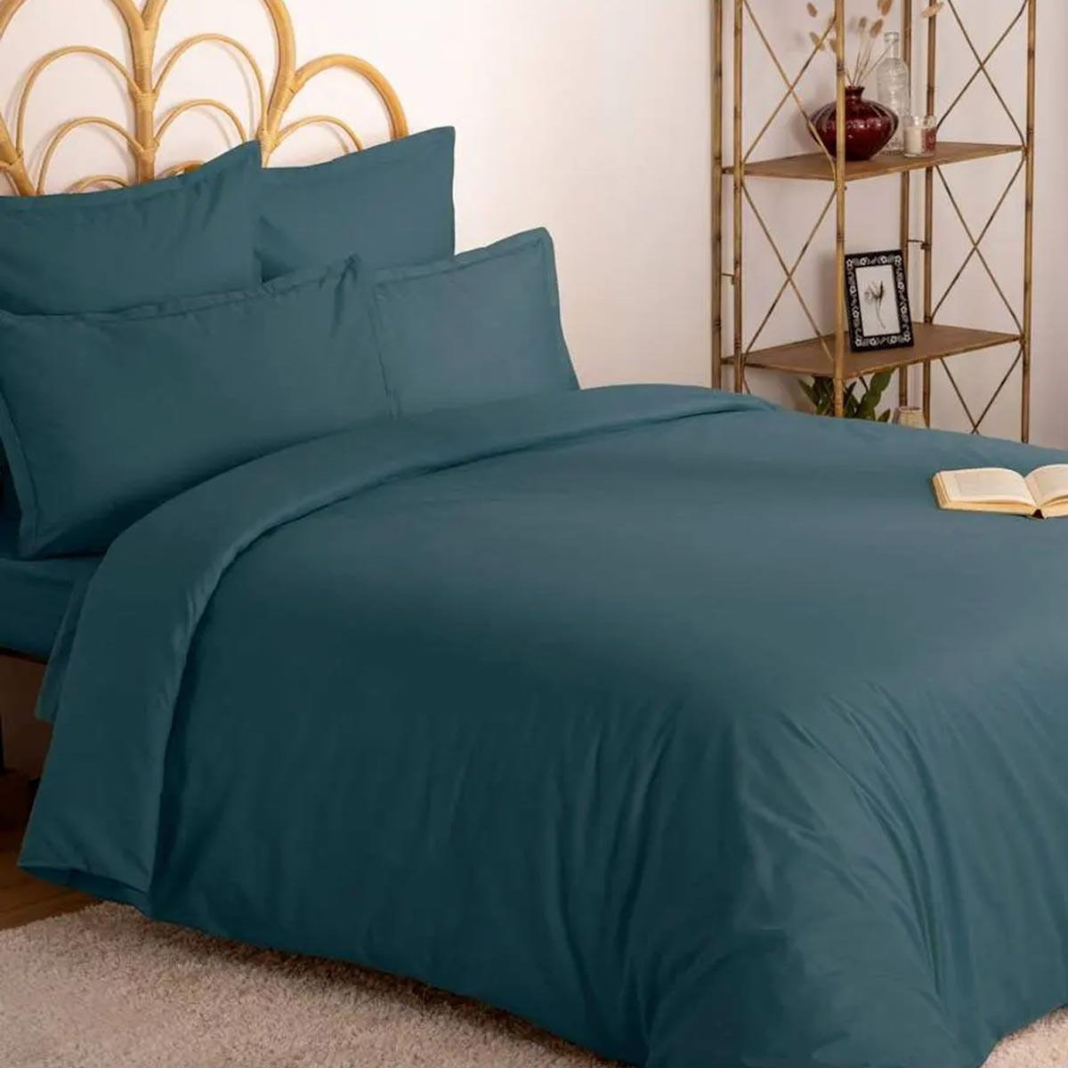 ATMOSPHERA Housse de Couette  Intérieur  240x220cm Bleu Orage