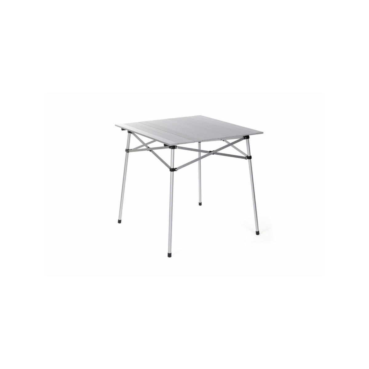 O'Camp Table à lattes de camping - O'Camp - Housse de transport inclus - Dimensions : 70 x 70  x 70 cm