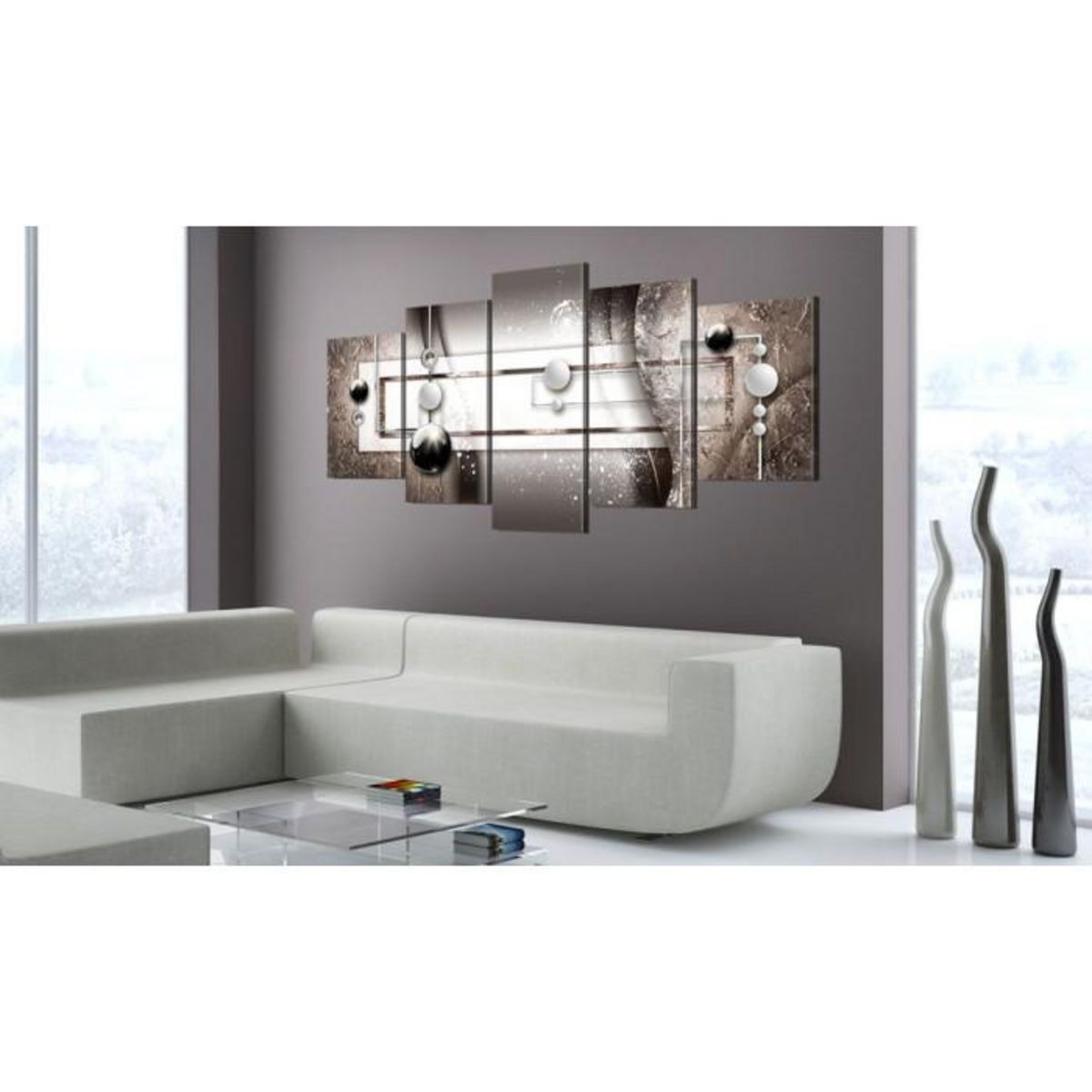 Paris Prix Tableau Imprimé  Brown Passion