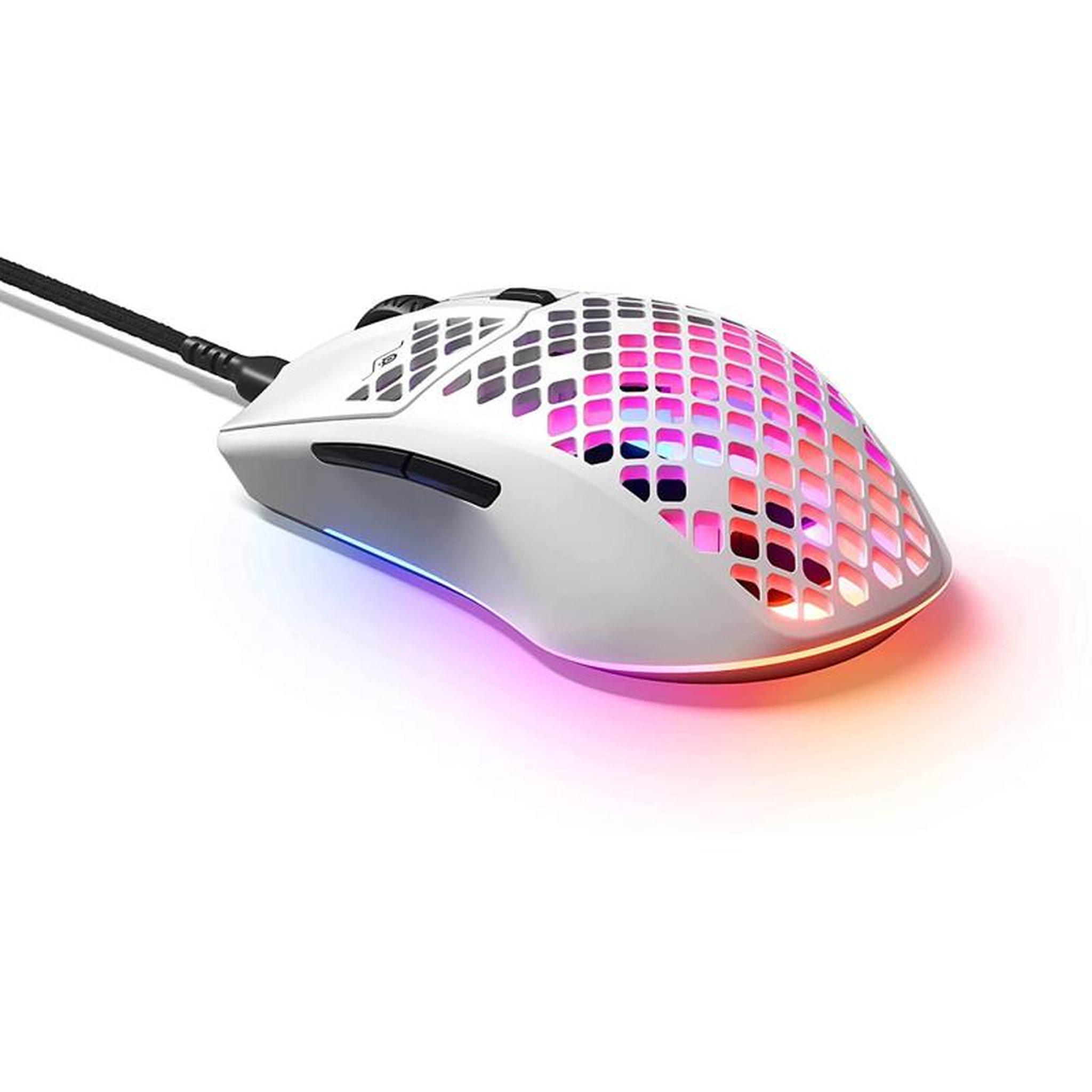 Voir la diapositive 6 : STEEL SERIES Souris gamer filaire aerox 3 white