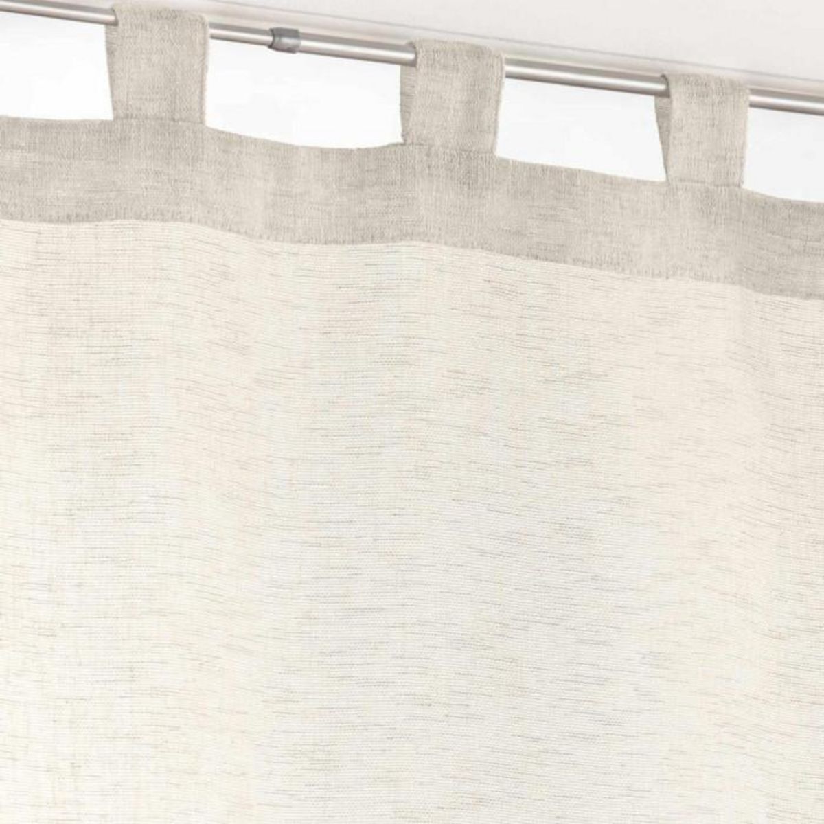 Paris Prix Paire de Voilages à Passants  Carlin  60x160cm Lin