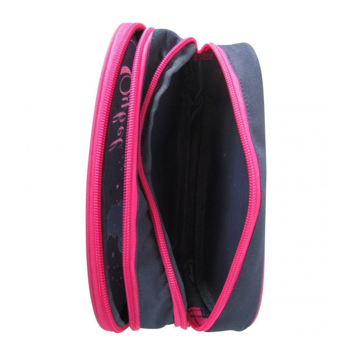 Bagtrotter Trousse scolaire 2 compartiments Cybel Marine et Rose