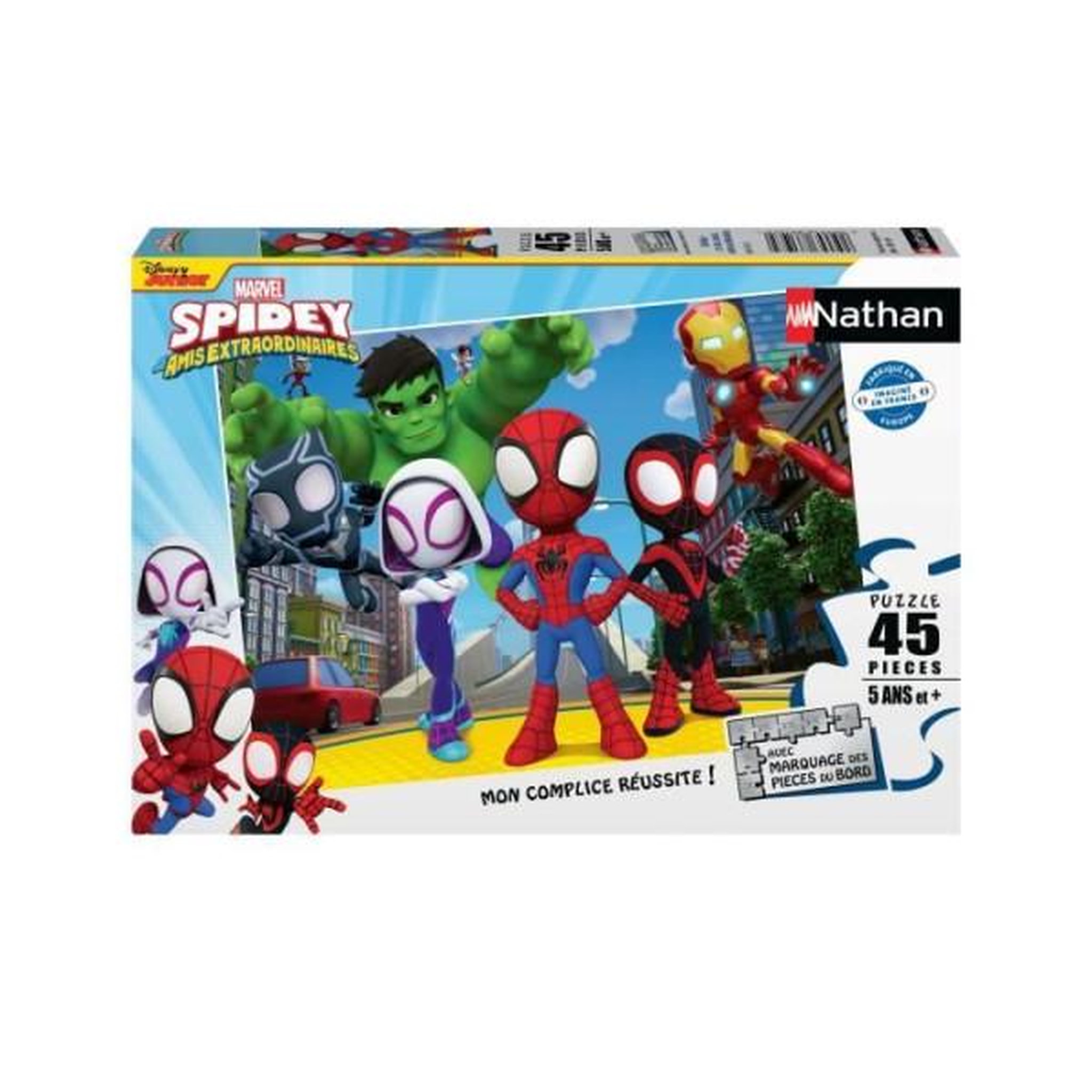 Nathan Puzzle spidey et ses amis 45 pieces - dessins animés et bd - nathan - a partir de 5 ans