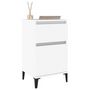 Voir la diapositive 4 : VIDAXL Table de chevet blanc 40x35x70 cm