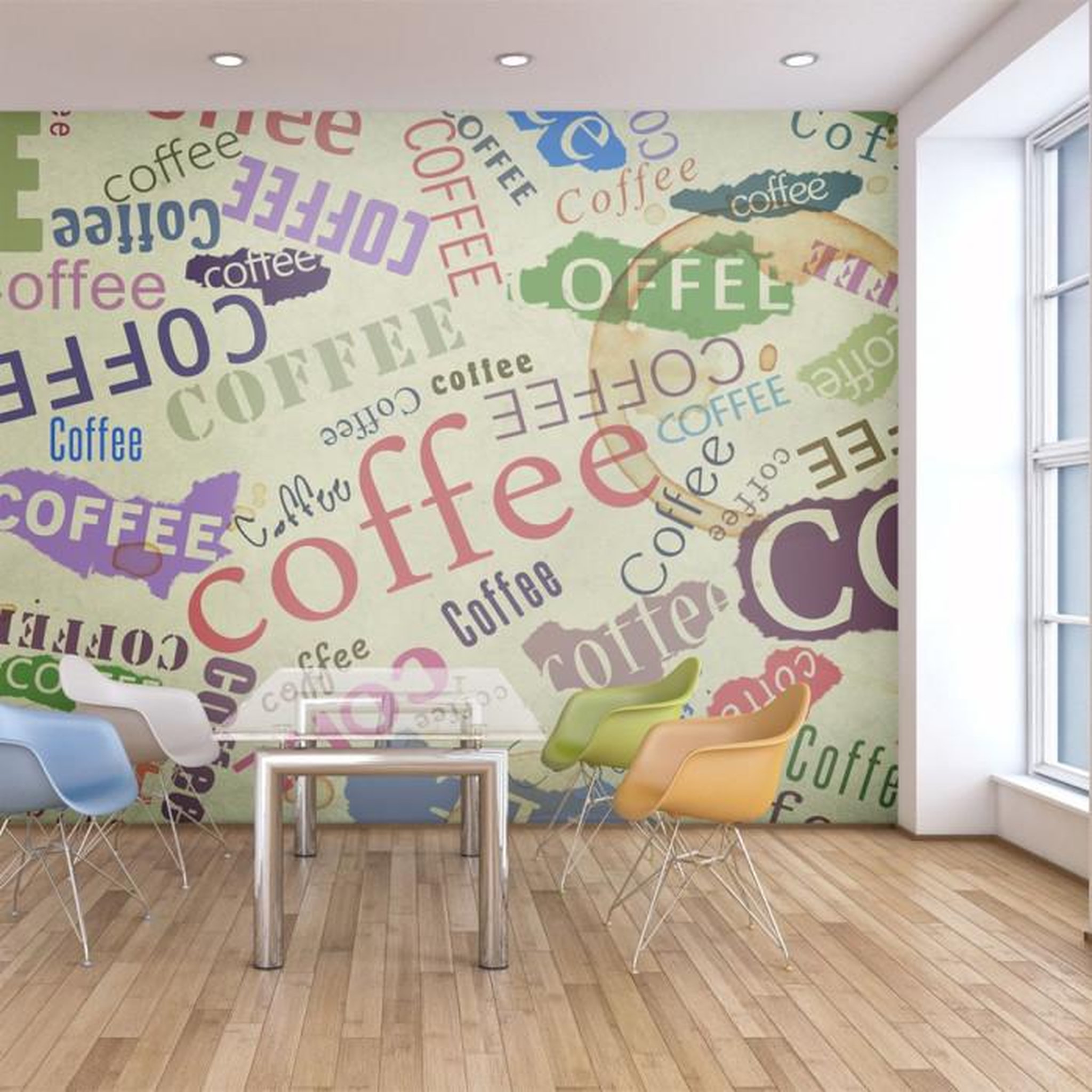 Paris Prix Papier Peint  The Fragrance of Coffee. Coloris disponibles : Multicolore