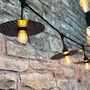 Voir la diapositive 2 : Lumisky Guirlande lumineuse PLANET Noir Metal 6M 10xE27