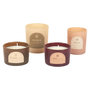 Voir la diapositive 2 : Paris Prix Coffret 4 Bougies Parfumées  Éléments  8cm Beige