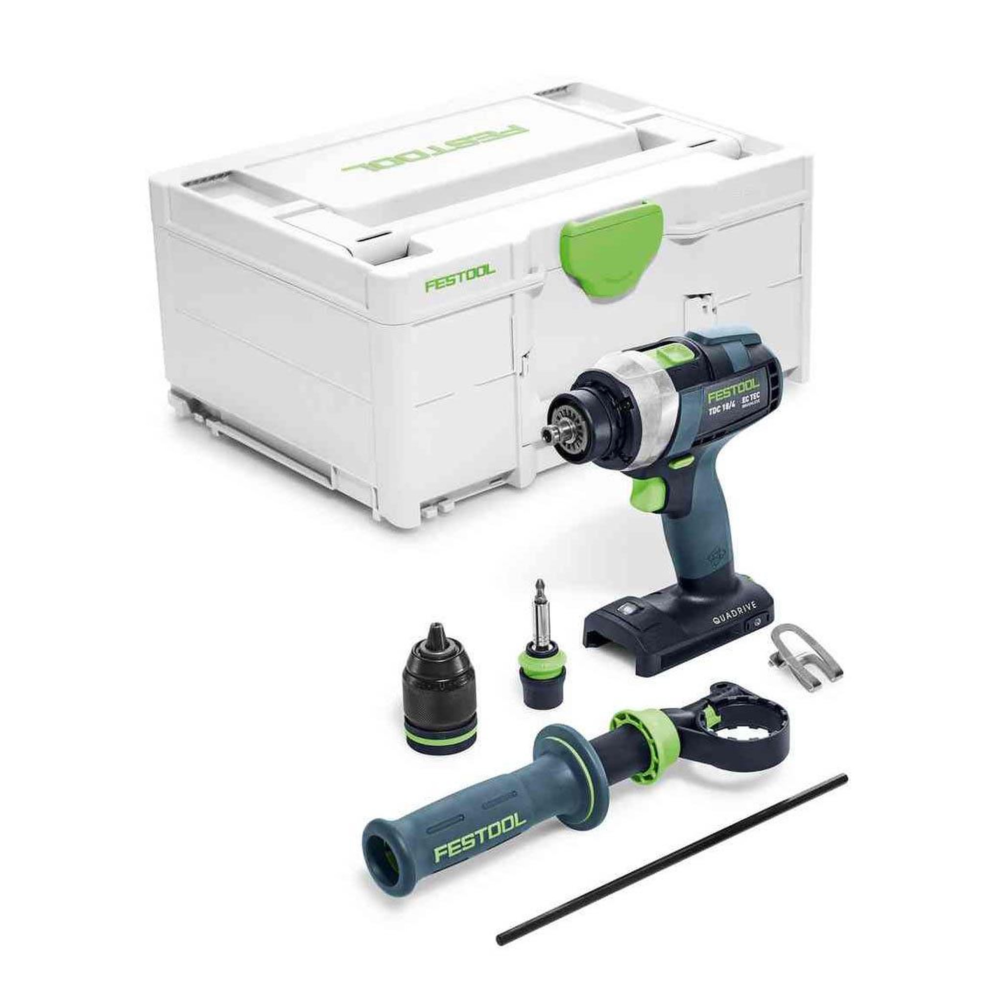 FESTOOL Perceuse-visseuse sans fil quadrive tdc 18/4 i-basic
