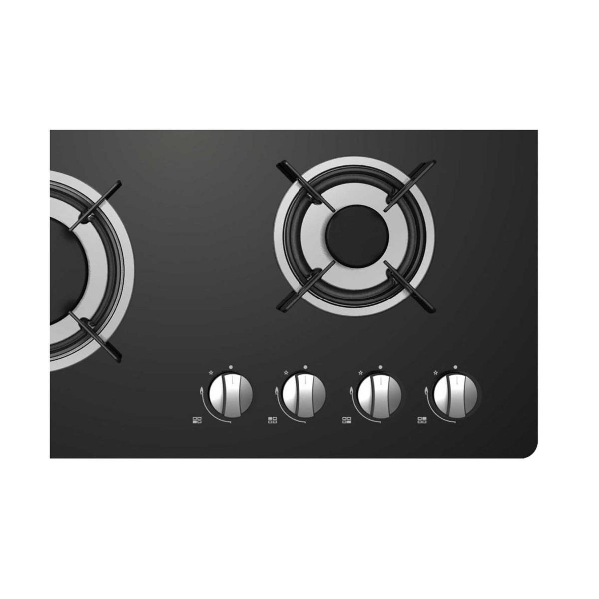 Fagor Table de cuisson gaz 60cm 4feux 7500w noir - FAG3640N