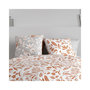 Voir la diapositive 2 : ATELIER DU COTON Housse de couette 260x240 KAYLIE + 2 taies coton 57 fils