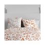 Voir la diapositive 2 : ATELIER DU COTON Housse de couette 260x240 KAYLIE + 2 taies coton 57 fils