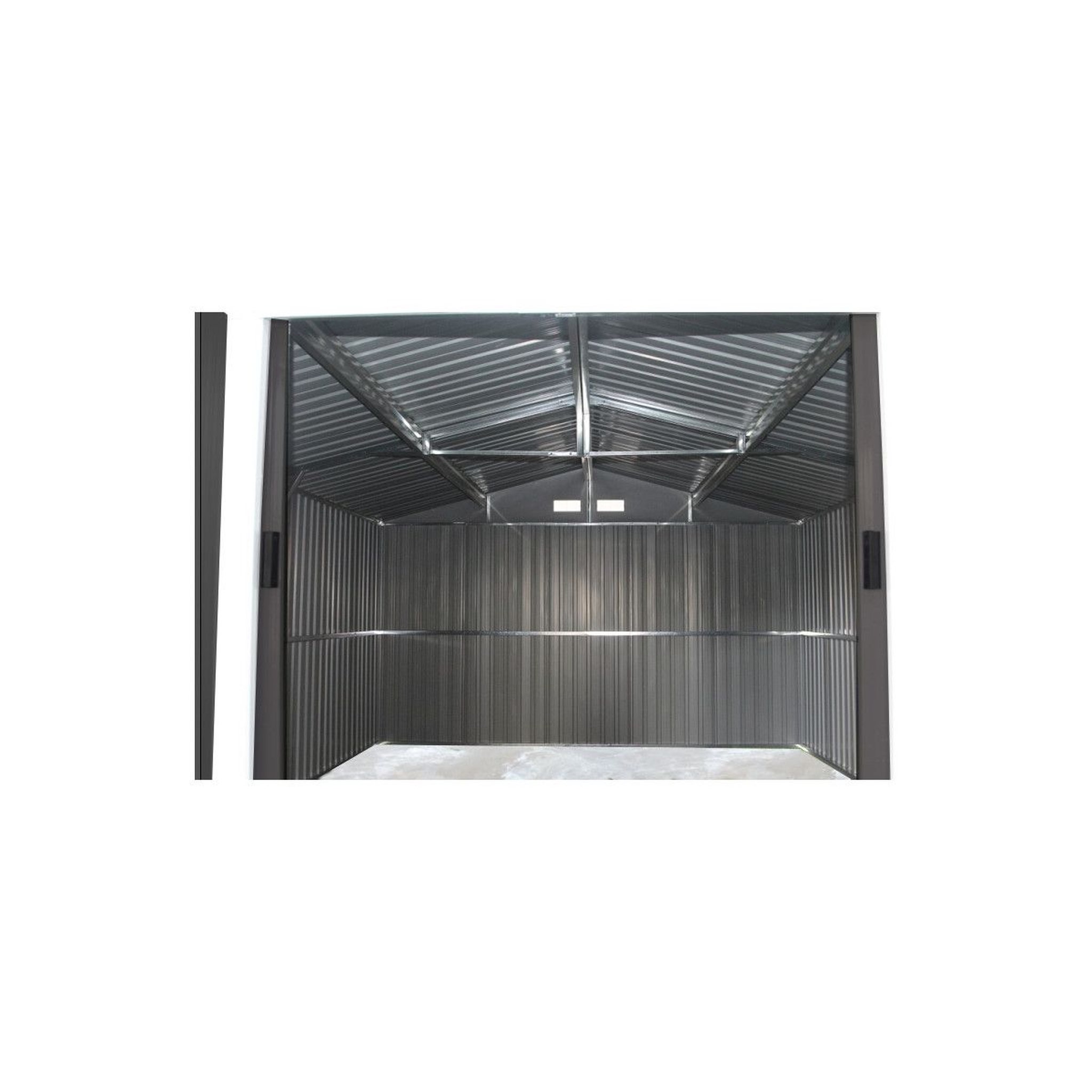 Voir la diapositive 5 : X Métal Abri de jardin métal - Anthracite - 7,06m²