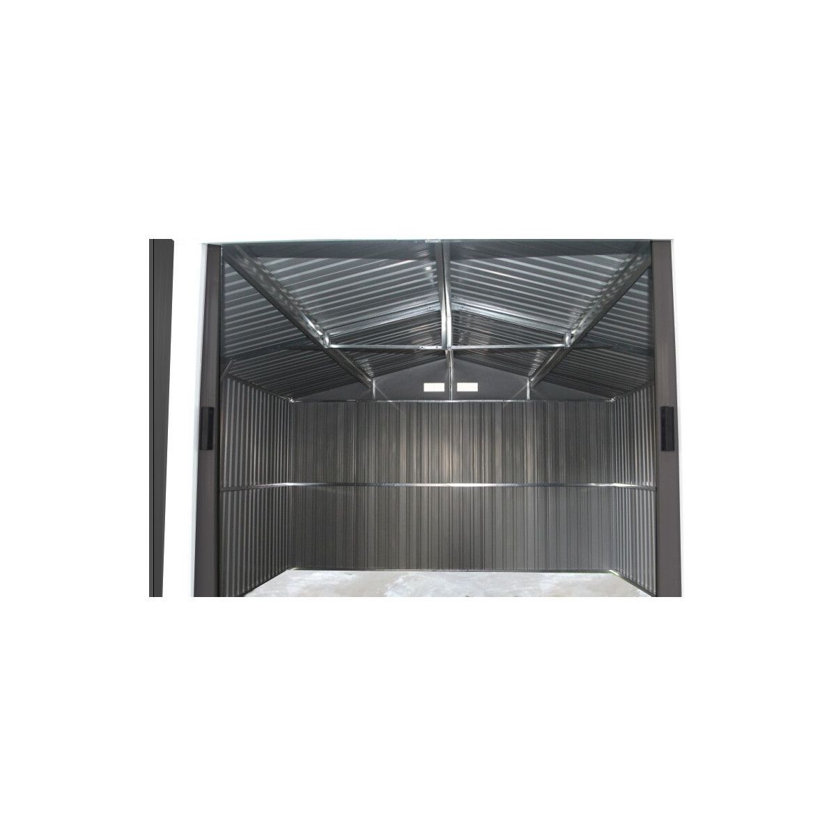 X Métal Abri de jardin métal - Anthracite - 7,06m²