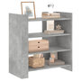 Voir la diapositive 3 : VIDAXL Buffet gris beton 73,5x35x75 cm bois d'ingenierie