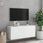 Voir la diapositive 3 : VIDAXL Meuble TV mural blanc 100x30x41 cm