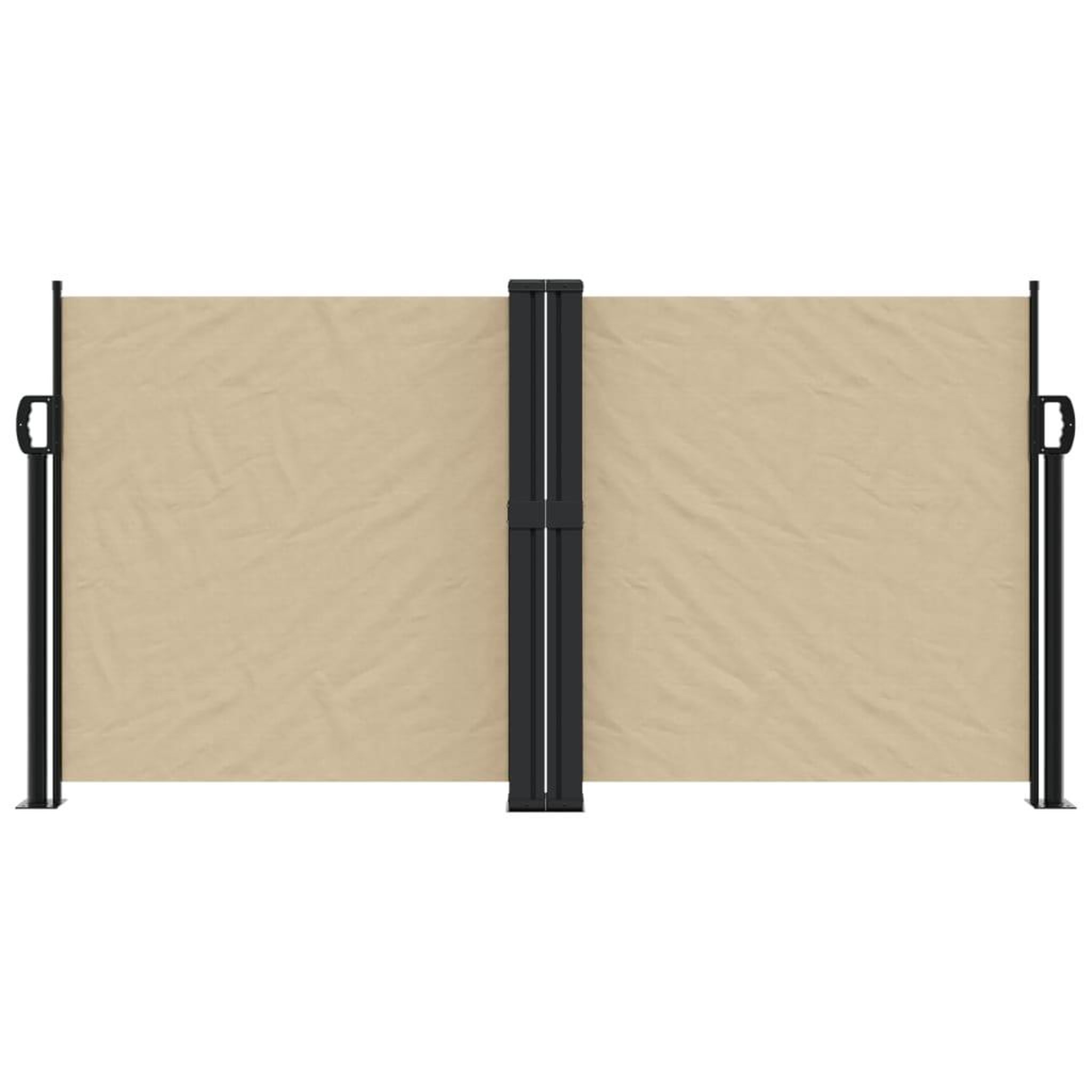 Voir la diapositive 3 : VIDAXL Auvent lateral retractable beige 120x1000 cm