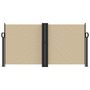 Voir la diapositive 3 : VIDAXL Auvent lateral retractable beige 120x1000 cm