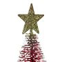 Voir la diapositive 2 : ATMOSPHERA Sapin de Table à Poser  Soir de Noël  15cm Rouge