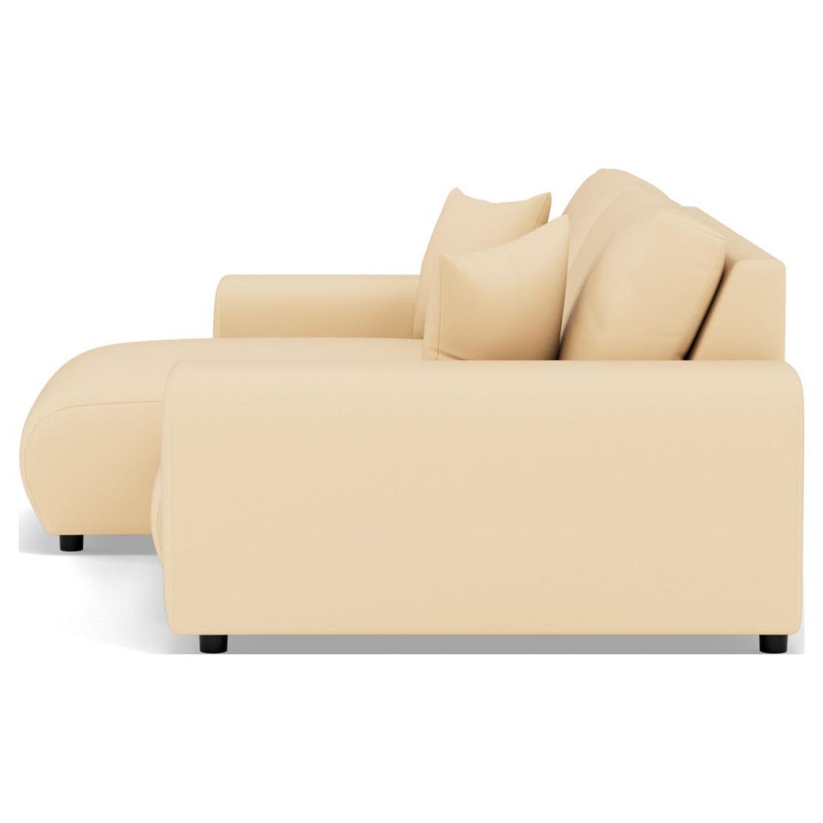 LISA DESIGN Garance - canapé d'angle réversible 4 places en simili