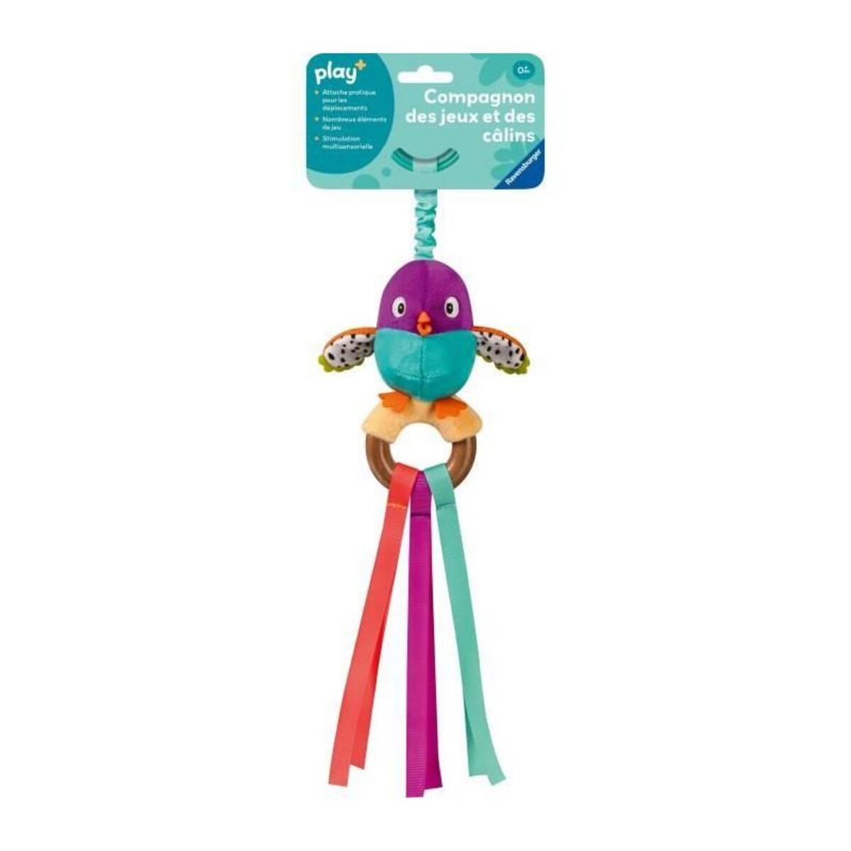 RAVENSBURGER Ravensburger -PLAY + -Mon hochet d'éveil petit oiseau - Des la naissance - version française - 34003