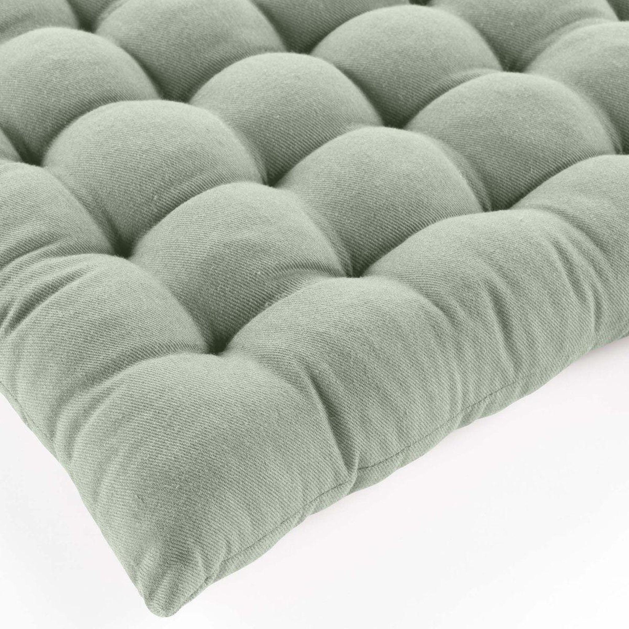 Voir la diapositive 3 : Douceur d'Intérieur Coussin de chaise  twily  38x38cm sauge