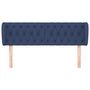 Voir la diapositive 3 : VIDAXL Tete de lit avec oreilles Bleu 147x23x78/88 cm Tissu